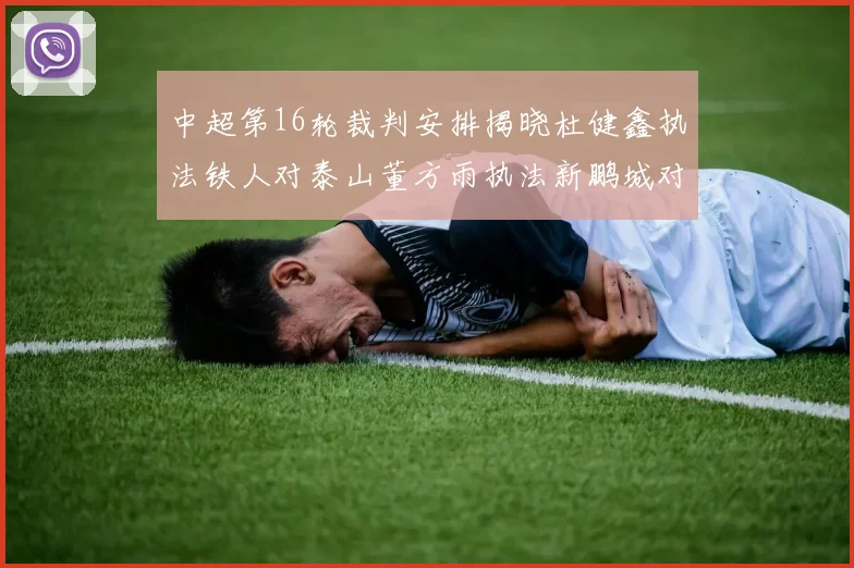 中超第16轮裁判安排揭晓杜健鑫执法铁人对泰山董方雨执法新鹏城对蓉城